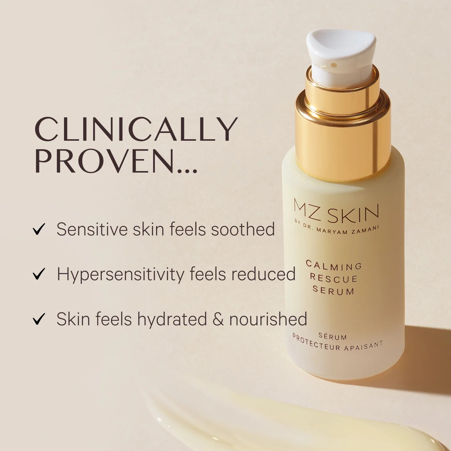 MZ SKIN THE CALMING RESCUE SERUM